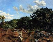 Frederic Bazille Landscape at Chailly oil